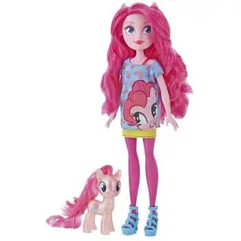 Hasbro My Little Pony Equestria Girls Prin Oglindă Twilight Sparkle Pinkie Pie Rainbow Dash PVC Cifrele de Acțiune Papusa