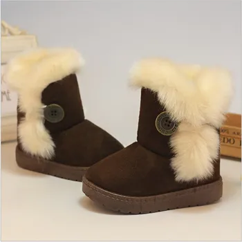 2020 Iarna Copii de Moda cizme de zapada gros Copil din bumbac pantofi cald pluș moale jos fete pentru copii cizme de iarnă de schi de boot pentru copii