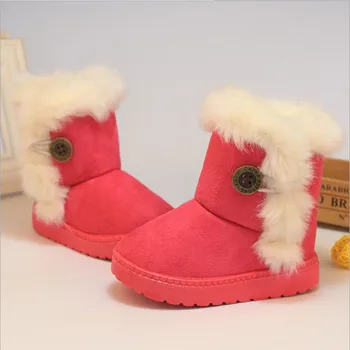 2020 Iarna Copii de Moda cizme de zapada gros Copil din bumbac pantofi cald pluș moale jos fete pentru copii cizme de iarnă de schi de boot pentru copii
