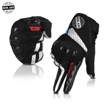 FIER JIA Motocicleta Mănuși pentru Bărbați de Vară Respirabil Deget Plin de Motocross Guantes echipamente de Protectie Motocicleta Moto Mănuși de Echitatie
