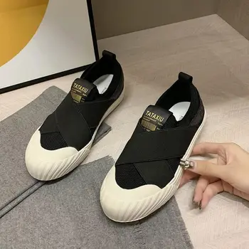 Adidasi Femei Alunecare pe Pantofi de Funcționare 2021 Lucru Casual Pantofi Respirabil Negru Pantofi Sport Pantofi Zapatillas De Deporte de sex Feminin