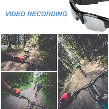 Portabil Sport ochelari de soare cu Camera HD 720P Video Recorder Video Impermeabil Mini DV DVR Cam de Sticlă Soare pentru Ciclism în aer liber Funcționare