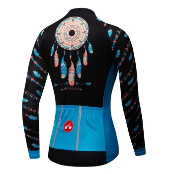 2020 Ciclism jersey Femei Bicicleta tricou maneca Lunga MTB Sus Maillot de Sus Drum de Munte tricouri sport racing bluza de Toamna Primavara