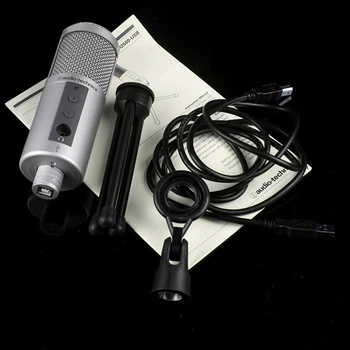 Original Audio Technica ATR2500 prin Cablu Profesional de Microfon cu Condensator Cu Interfata USB Pentru Windows Pentru Mac