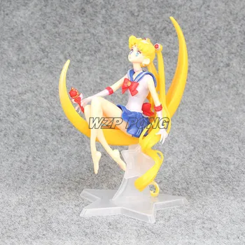 15CM Sailor Moon Tsukino Usagi Sailor Moon Figurina Păpuși Jucării PVC figurina de Colectie Model de Jucărie Set Cadou Copii