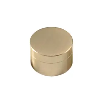 Rotund de alamă cutie de depozitare bijuterii cutie greutate hârtie bijuterii din metal sigilat praf și moistureproof alamă ambalaj cutie cutie