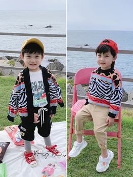 Băieții Pulover Cardigan Strat de copii pentru Copii Pulover pulover Pulover Copii Băiat de Iarna, Stil de Îmbrăcăminte pentru Copii