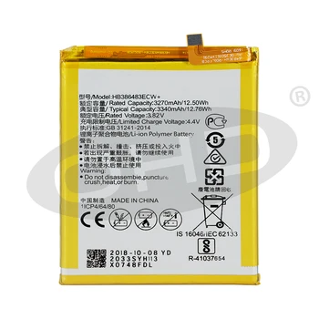 Original, Baterie HB386483ECW Pentru Huawei Honor 6X G9 plus Maimang 5 3340mAh Telefon de Înlocuire Batteria Akku Navă Rapidă