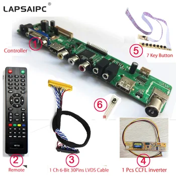 Lapsaipc V56 Universal LED TV Controller Driver Placa Suport 1920*1080 7inch-55inch LVDS panoul loc V29 placa de control