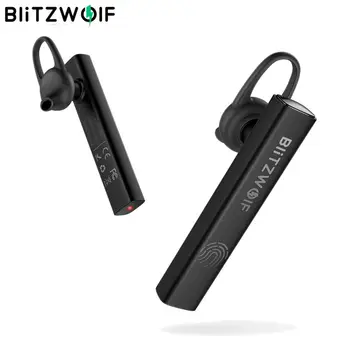 BlitzWolf BW-BH1 fără Fir bluetooth Casti HiFi Mini Light Smart Touch HD Apeluri de Anulare a Zgomotului Singur Căști setul cu Cască