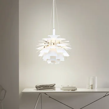 Nordic postmodern creative candelabru din aluminiu, camera de zi lampi sala de mese, candelabre agățat lumini