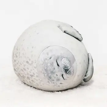 Dolofan Blob Sigiliu de Pluș Perna 3D Noutate Perne de Animale de Mare Sigiliu de Pluș Umplute Papusa Moale Perna de Dormit pentru Copii Copii Cadouri