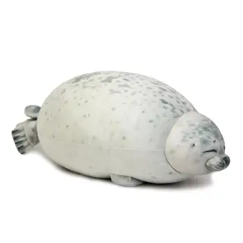 Dolofan Blob Sigiliu de Pluș Perna 3D Noutate Perne de Animale de Mare Sigiliu de Pluș Umplute Papusa Moale Perna de Dormit pentru Copii Copii Cadouri