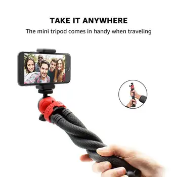 Desktop portabil Trepied Flexibil Caracatiță TravelMobile Telefon Trepied Suport Monopod Selfie Stick Pentru iPhone DSLR aparat de Fotografiat Gopro