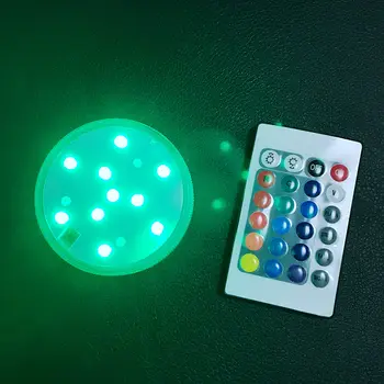 16 Culoare RGB Narghilea Shisha LED-uri de Lumină de Bază cu Telecomanda Nargile Sisha Chicha Narguile Bar Partid Decor în aer liber