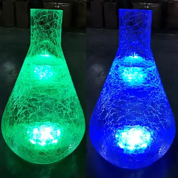 16 Culoare RGB Narghilea Shisha LED-uri de Lumină de Bază cu Telecomanda Nargile Sisha Chicha Narguile Bar Partid Decor în aer liber