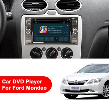 Eunavi Android 10 DSP Quad core, 2G RAM DVD Auto GPS Radio stereo Pentru Ford Mondeo, S-max, Focus C-MAX, Galaxy Fiesta Formă de Fuziune PC-ul