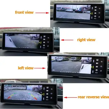 360 de Grade Bird View 4 Sistem de aparat de Fotografiat Panoramic Auto DVR Înregistrare de Parcare Fata+Spate+Stanga+Dreapta de Vedere Cam Pentru Monitor
