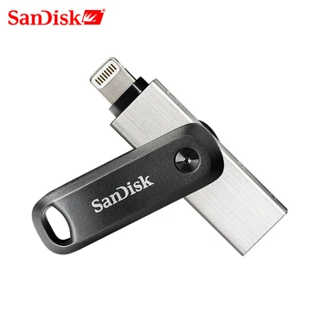 Unitate Flash USB SanDisk iXPand U Disc OTG Conector Lightning USB3.0 Stick de 128GB, 256GB MFi Pentru iPhone x/8/7/6/ & iPad SDIX60N