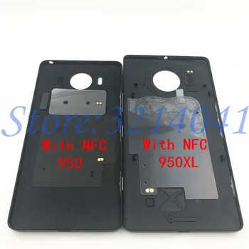 Original de Plastic de Locuințe Spate Pentru Microsoft Nokia Lumia 950 și 950 XL Capacul din Spate Caz Cu Buton Lateral+NFC