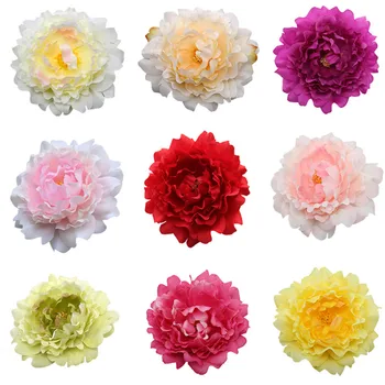 20buc Artificiale Bujor Cap de Floare Flori de Nunta de Perete Decor de Crăciun DIY de Flori de Mătase de Fundal Accesorii Decor