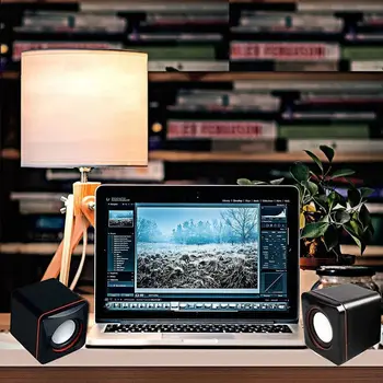 Portabil Mini Difuzor Stereo USB, 3.5 mm Audio Jack Laptop, Calculator Desktop Difuzor