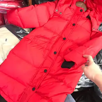 En-gros de copii Nou haine mult mai gros îmbrăcăminte exterioară cald imagine reală hanorac cu glugă modis copii de iarnă jachete jos Y2389