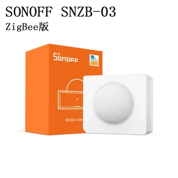 SONOFFSNZB-03-Smart ZigBee senzor de mișcare PIR si detector folosit cu eWeLink APP și SONOFF ZBBridge pentru securitate acasă de automatizare