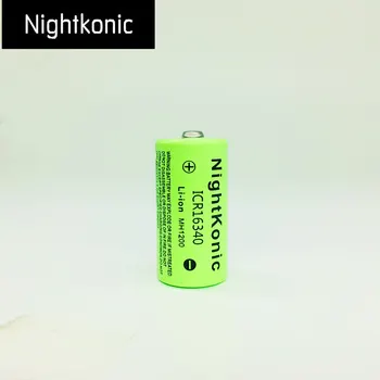 Originale de Inalta Calitate Nightkonic 4 BUC/LOT ICR 16340 Baterie MH 3.7 V tensiune Li-ion Baterie Reîncărcabilă
