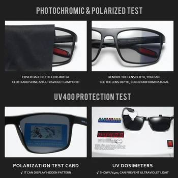 De înaltă Calitate KDEAM Dreptunghi Ultra Light TR90 Bărbați ochelari de Soare Lentile Polarizate de Conducere Sport Ochelari de Soare Femei kd101 Cu Cutie