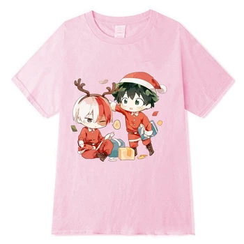 2020 Femeie T-shirt de Vară Eroul Meu mediul Academic Crăciun Anime Todoroki Shoto Print pentru Femei T Shirt O-Gat Maneci Scurte