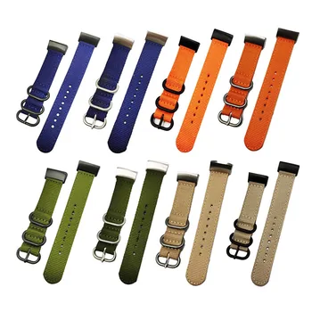 Sport Nylon Watchband Pentru Fitbit Charge 4 Curea Înlocuiți Ceas Brățară Pentru Încărcare 3 4 Benzi Colorate Tesatura De Nailon Trupa
