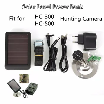 HC300M HC550M/G Foto-Capcane de Vânătoare Joc de aparat de Fotografiat Baterie Panou Solar Încărcător Extern de Energie Solară Panou pentru Wild Trail Camera