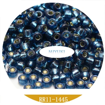2mm Margele Japonia Miyuki Rotund Rocailles Margele de Semințe 11/0 11 Culoare Silveline Serie 13g