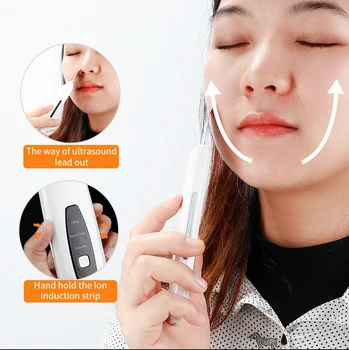 Cu Ultrasunete Skin Scrubber Profundă Față De Curățare Mașină Peeling Îndepărtare Coș Lifting Facial Anti-Aging Facial Curat Masaj