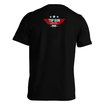 2019 Amuzant Dublu Partea De Sus Arma Consultant Certificat Inspirat De Top Gun Film Tom Cruise Negru T-Shirt, Tricou Unisex