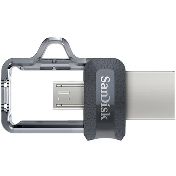 SanDisk USB OTG Flash Drive 32GB 16GB USB 3.0 Dual Mini Pen Drive de 128GB, 256GB 150MB/S PenDrive 64GB pentru PC și telefon Android