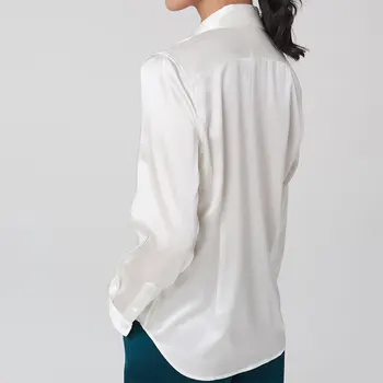Button Up Shirt Femei Stil coreean Mătase Bluza cu Maneca Lunga Top Femei Elegante Femei Topuri si Bluze 2021 Ropa Mujer Pph3554
