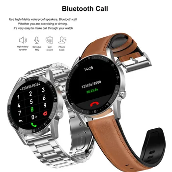 DT92 Ceas Inteligent Bărbați IP68 Impermeabil Bluetooth Apel Heart Rate Monitor de Presiune sanguina Sport Smartwatch Fitness Tracker PK L13