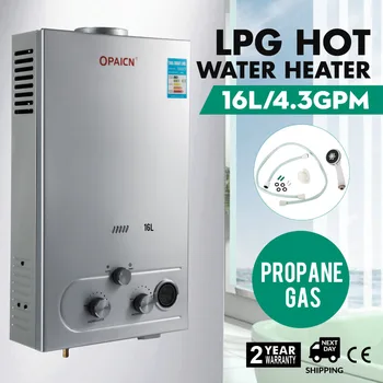 16L GPL gaz incalzitor de apa instantaneu de apa din cazan cazan de încălzire cu apă caldă de încălzire a apei