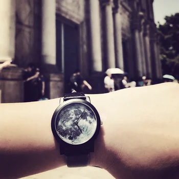 2018 Enmex creative design neutru ceas de mână pictura 3D Stereoscopic ou simplu natura fata de moda cuarț ceasuri doamnă