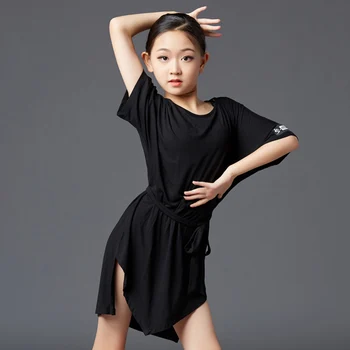 Dans latino practică haine fete copii dans fusta, costume de dans haine pentru copii de performanță-H9140