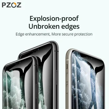 PZOZ Sticla Temperata Pentru iPhone 11 Pro X XS Max XR Telefon Plus Folie de protectie Ecran Pentru iPhone11 Pro 5.8,6.1,6.5 Complet Capacul de Sticlă