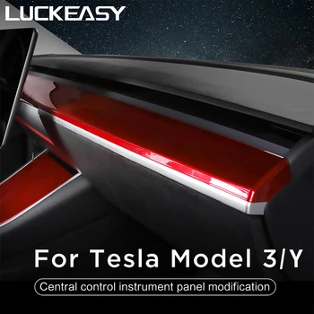 LUCKEASY Masina centrală de control panoul de bord pentru Tesla Model 3 Model Y 2017-2021 consolă Centrală pachet kit de protecție