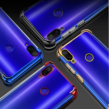 Ultra Slim Clear Moale Rezistent La Socuri Telefon Acoperă Pentru Xiaomi Redmi Nota 7 Transparen Pernă De Aer Rezistent La Șocuri Caz Moale RedmiNote7