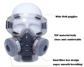 Confortabil respirabil Speciale anti-masca de gaze spray cu vopsea anti-miros si anti-praf, masca praf, vopsea industrială miros și pesticide