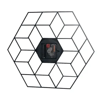 35 X 40cm Creative Fier Cub Ceas de Perete cu Baterie Tăcut Ceasuri de Perete New Sosire Ceas Agățat Decor Acasă - Negru
