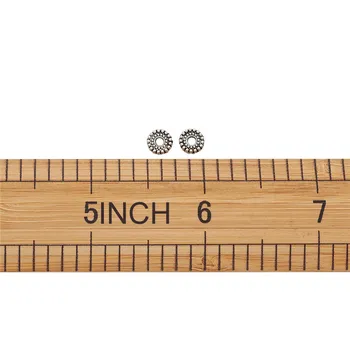 100buc 6mm 7mm 8mm Stil Tibetan Aliaj Rotund Plat Liber Șirag de mărgele de Distanțiere pentru a face bijuterii F80