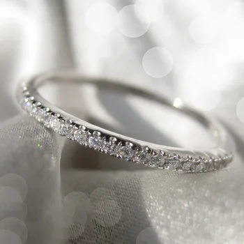 925 de Argint Culoare 1.5 Carate Diamant Inel pentru Femei de Moda de Aur de 14K Piatra Pura Bijuterii de Nunta 925 de Argint Culoare Inel