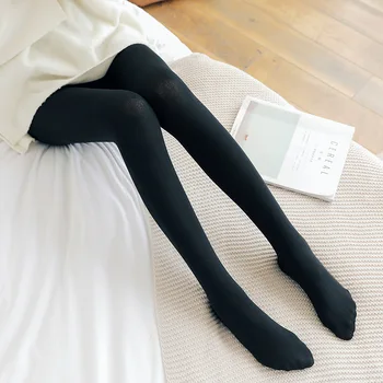 Noua Moda De Iarna Pentru Femei Dresuri Tricotate De Înaltă Calitate De Catifea Colanti Femei Toamna Elastic Slim Incalzi Femei Ciorapi Ciorapi